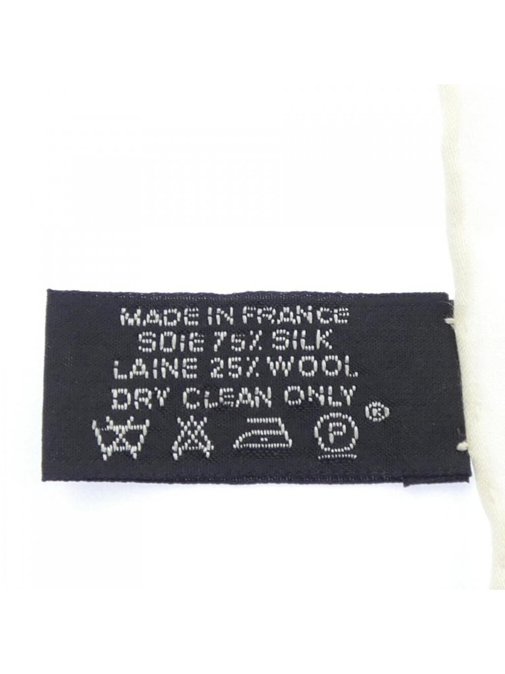 Hermes Stole Scarf White - Picture 3 of 4